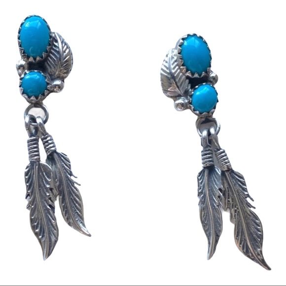 Turquoise Earrings - Picture 2 of 2